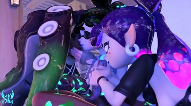 "Ink-filled Lust: Splatoon Threesome Porn"