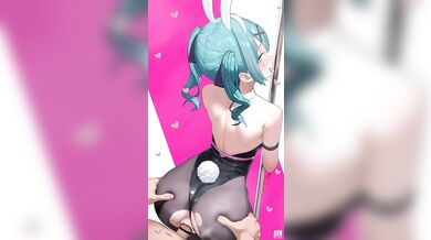 "Miku Gets Fucked By A Giant Cock!"