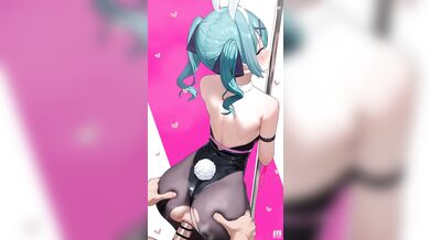 "Miku Gets Fucked By A Giant Cock!"