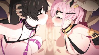'Lusty Cumshot Reboot: Majorette on Hentai Tron'