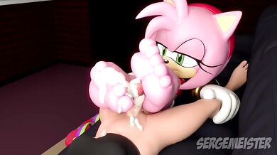 'Footjob Queen, Amy'