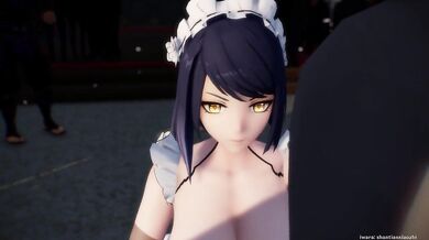 The Maid With the Mostest - Kujou Sara in her Sexy Uniform