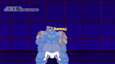 "Futa Angelia Avallone Takes on the Furry Bara in a Mugen Battle"