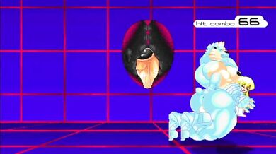 "Futa Angelia Avallone Takes on the Furry Bara in a Mugen Battle"