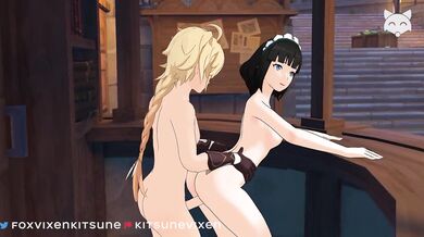 'The Supernatural Seduction of Aether and Katheryne Standing Doggy-Style (No Sound) [KitsuneVixen]'