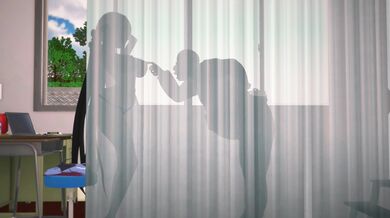 "Assthai's Breasts Undergo a Thorough Inspection"