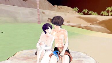 Rewritten as: 'Sexcapades on a Deserted Shore'