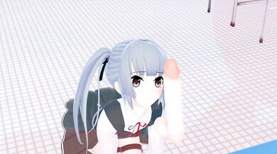 'Shy Kasumi strips naked in the shower room'