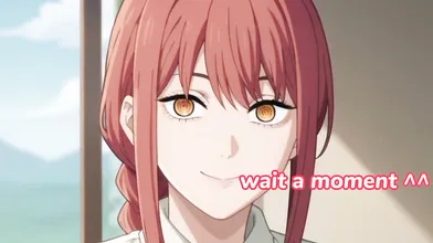 Hentai MILF Makima is fed up with your useless attempts to please her!