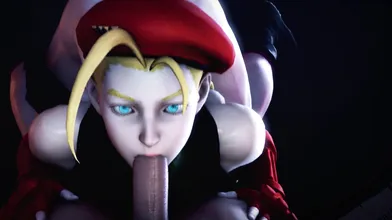The Masked Ninja Cammy, in her Hentai Porn debut, shows off her skills while pleasuring herself.