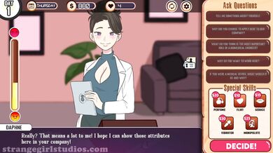 "Recruiting Daphne: A Horny Hentai Adventure"