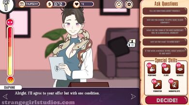 "Recruiting Daphne: A Horny Hentai Adventure"