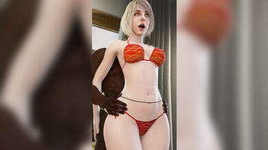 'Hey, Ashley! Show us your blackened bikini save-ass in high definition!'