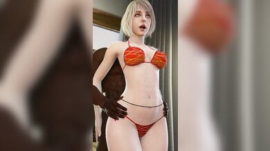 'Hey, Ashley! Show us your blackened bikini save-ass in high definition!'