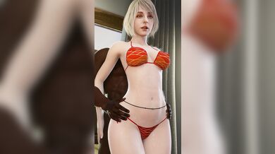 'Hey, Ashley! Show us your blackened bikini save-ass in high definition!'