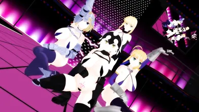 "Pantyhose fetish: Saber/Artoria MK 7.2 seduces her knight with lustful intentions!"