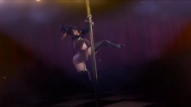 "Akali's Poledance Blowjob - A Sexy Hentai Porn Video in 4K Ultra HD and 60fps"