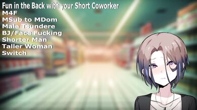 "Sneaky Sexcapades with the Short and Sweet Coworker in the Backroom."