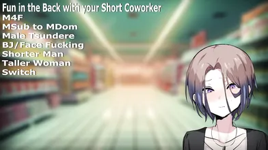 "Sneaky Sexcapades with the Short and Sweet Coworker in the Backroom."