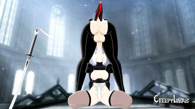 'Bayonetta's Futanari Fucking Adventure with 2B'