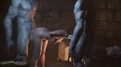 'The Witcher and his adopted daughter: A Rebellious Teenager's First Time' 'Experience'