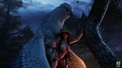 Caught by a Hippogriff: A Hentai Adventure in the Forbidden Forest