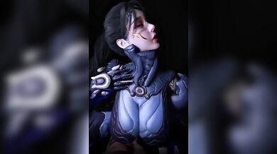 Watch the hottest porn scene with a lap dance, magical warframes and trashing.