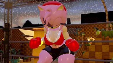 "Sexy Maid Amy Gets Fucked by Cream's Huge Dildo in the Living Room"