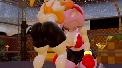 "Sexy Maid Amy Gets Fucked by Cream's Huge Dildo in the Living Room"