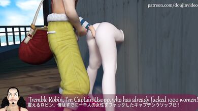 'Nico and Robin's Surprise from the Wall in One Piece'