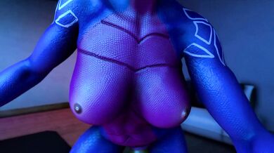 Rewritten as: "Taking a Shower with Four Fluffy Futanari Friends"