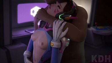 Watch as Overwatch's D.Va takes control of your heart and mind in this intense, anime-style hentai animation!