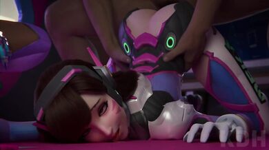 Watch as Overwatch's D.Va takes control of your heart and mind in this intense, anime-style hentai animation!
