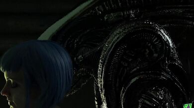 'Sexy astronaut discovers a seductive alien creature on a distant planet and they explore each other's bodies in a steamy intergalactic encounter.'