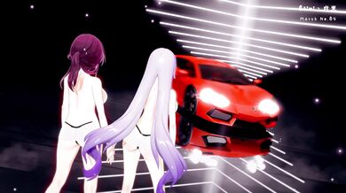 "Kafka and the Black Swan - A Queen's Card WUPA in 4k - G-String Adventure"