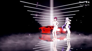 "Kafka and the Black Swan - A Queen's Card WUPA in 4k - G-String Adventure"