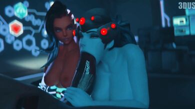 'Mixed Martial Arts x Hentai pegging: Blonde goddess x Black Belt Latina'