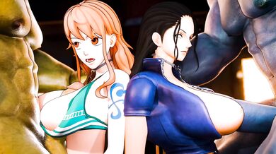 'One Piece - Nami, And Robin, Pay Their Debt To The Fish People'