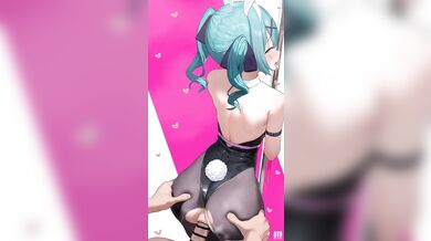 "MikuxzHatsune_Oz_Ma33: Hatsune Miku gets gang banged by her biggest fans!"