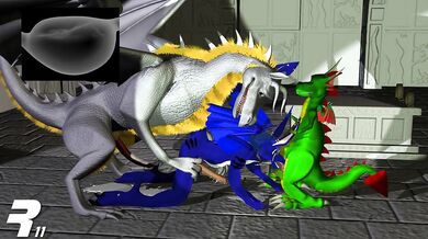 A woman is tied down on a spit and roasted overnight in a wood-fired oven while her lover watches from afar.