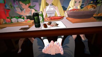 "Lusamine and her pokemon: Bazett and the forbidden pleasure."