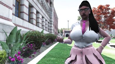 "Sexy teacher seducing her student during class time".