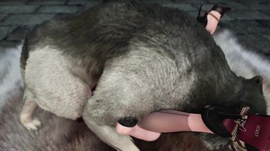 "Unleashed Desires: A Cold Winter Night with a Sultry Siberian Husky"