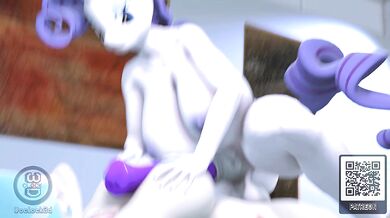 "Grocery Shop Hentai with Coco and Rarity as Easter Bunny and Slutty Nun!"