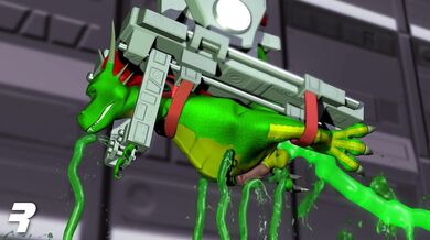 "Cumming on a Giant Reptile: The Adventure of Gooey Rex"