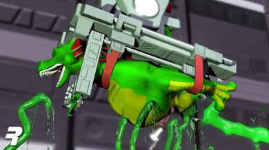 "Cumming on a Giant Reptile: The Adventure of Gooey Rex"