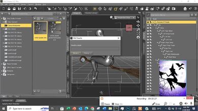 'Hardcore lesbian sorceress practicing her spells for patrons in this time-lapse video '