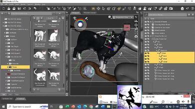'Hardcore lesbian sorceress practicing her spells for patrons in this time-lapse video '