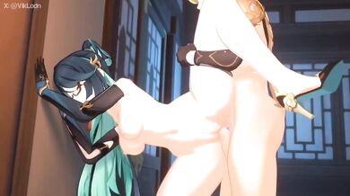 'Sneaky Sex in the Library (Work-In-Progress) [VikLodn]'