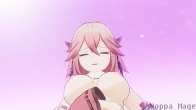 The Miko of Yae, Fucked by the Hoppa Mage.